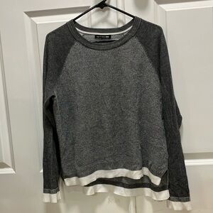 Gray and white rag & bone women’s sweater size L